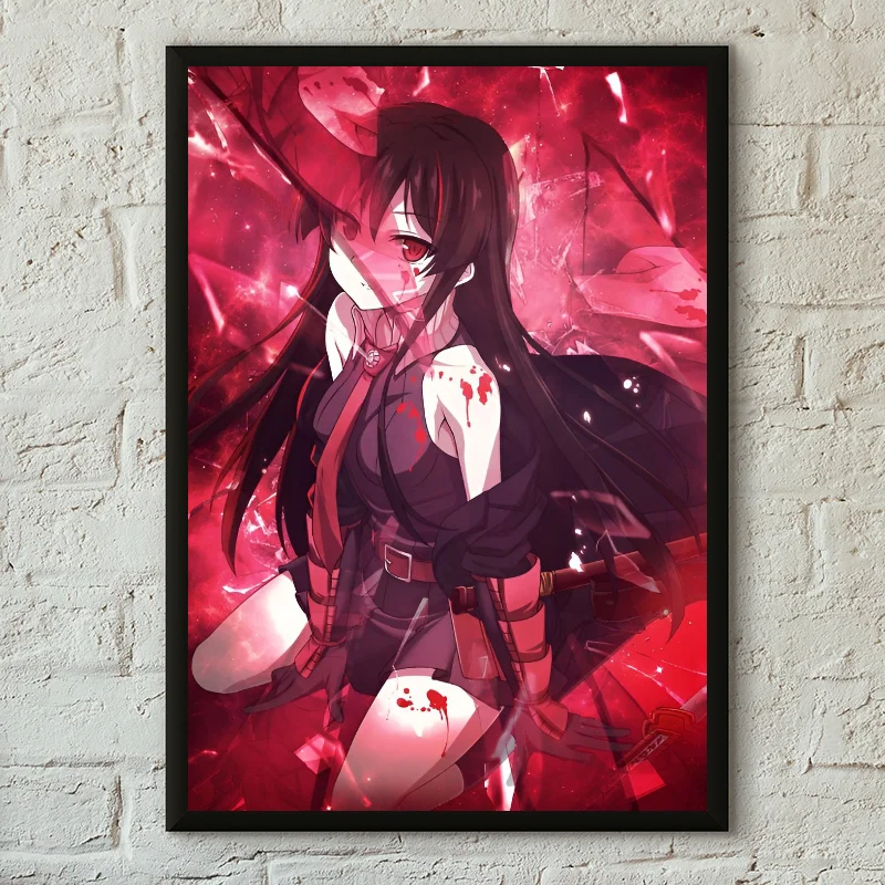 Akame Ga Kill Colorful Wall Art