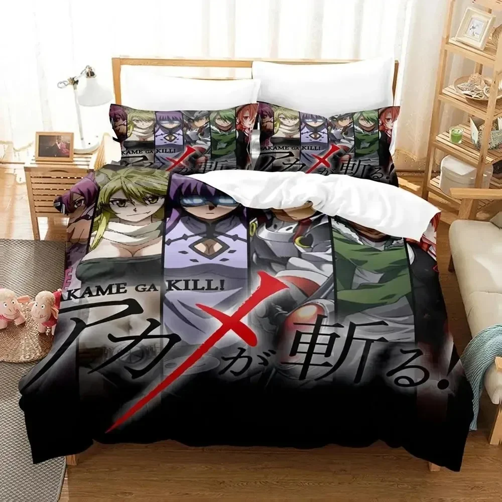 Akame Ga KILL Bedding Set king Queen Size Boys Adult Bedding