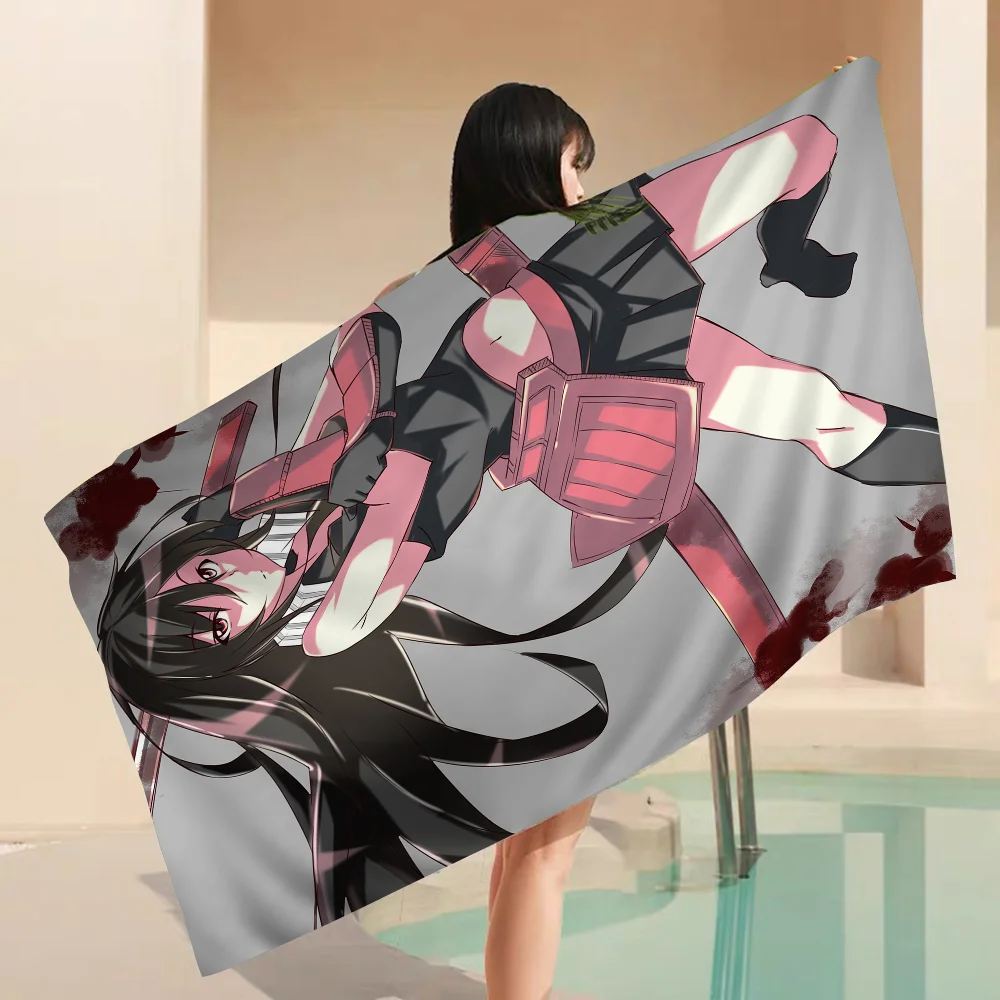 Akame Ga KILL Grey Beach Towel