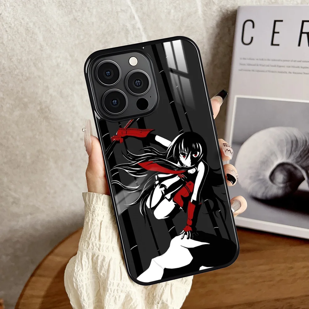 Anime Akame Ga Kill Black And White Phone Case