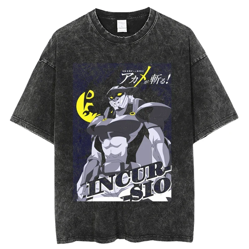 Akame Ga Kill T Shirts Anime Men Kawaii Graphic