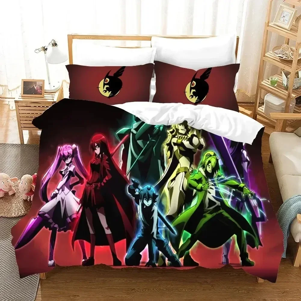 Akame ga KILL Bedding Set Anime Duvet Queen King