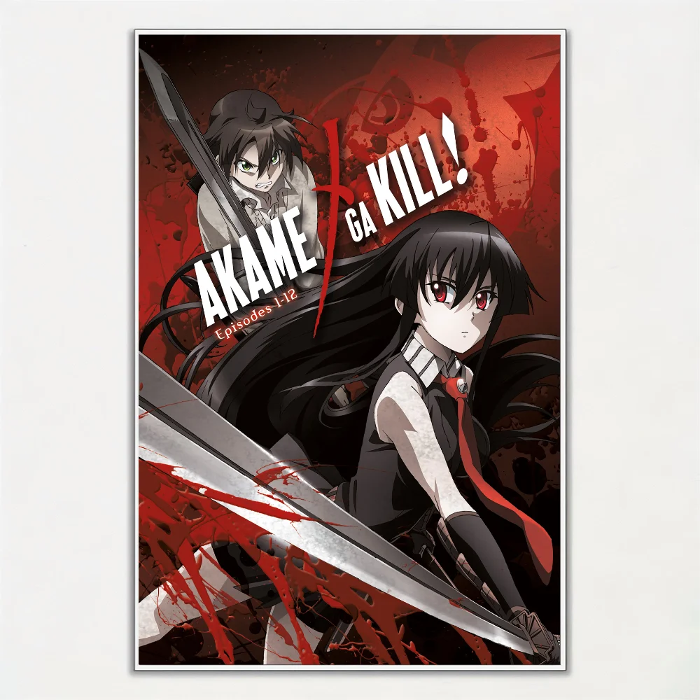 Anime Akame Ga KILL Cool Akame Wall Art