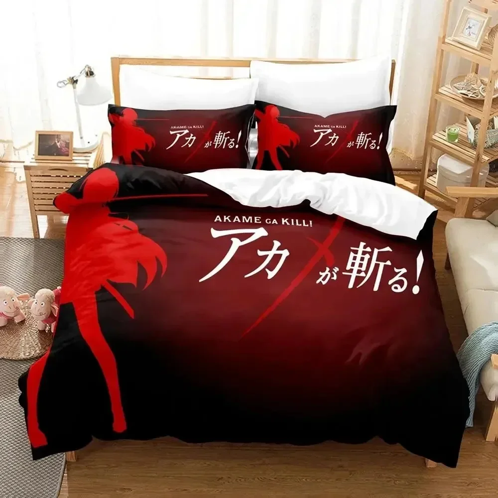 Akame Ga KILL Bedding Set Comforter king Queen Size Boys Adult