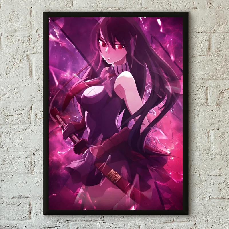 Akame Ga Kill  Colorful Akame Wall Art