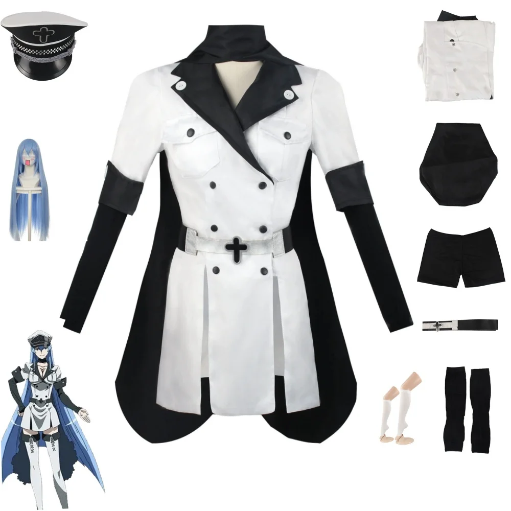 Anime Akame Ga KILL! Jaegers Esdeath Esdese Cosplay
