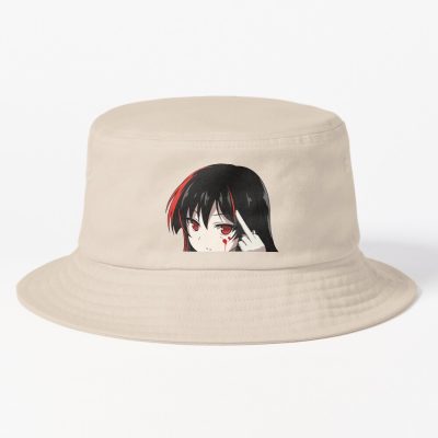 Akame Middle Finger Peeker Bucket Hat