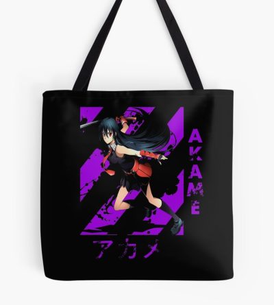 Dark Color Akame Tote Bag