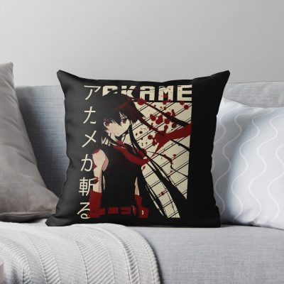 Cool Akame Characters Throw Pillow