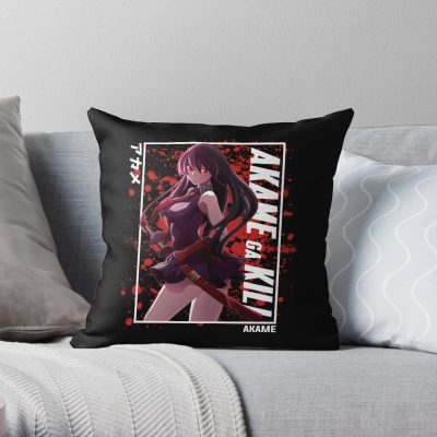 Colorful Akame Ga Kill Akame Throw Pillow