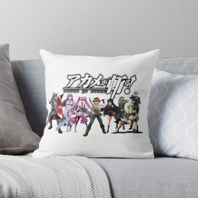 Night Raid Graphic Design Akame Ga Kill Throw Pillow