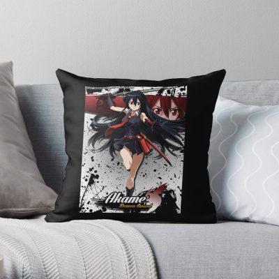 Akame Ink Poster Throw Pillow
