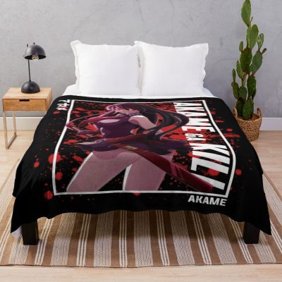 Colorful Akame Ga Kill Akame Throw Blanket