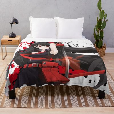 Anime Akame Ga Kill Akame Colorful Throw Blanket
