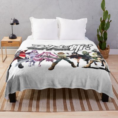 Night Raid Graphic Design Akame Ga Kill Throw Blanket