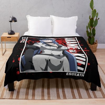 Akame Ga Kill Cool Esdeath Throw Blanket