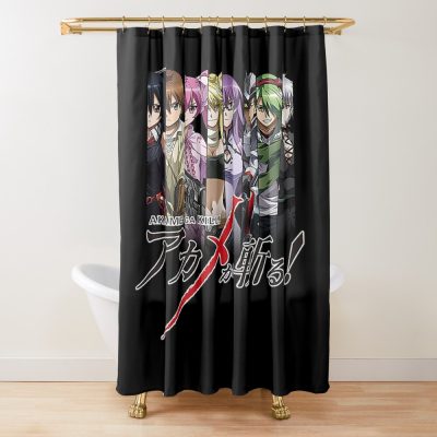 Akame Character Anime Shower Curtain
