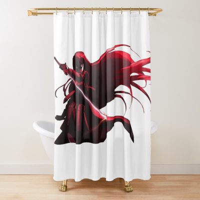 Anime Akame Ga Kill Red Shower Curtain