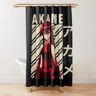 Akame Vintage Art Shower Curtain